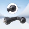 Bcious Universals 17mm Ball Elbow Adapter with 1/4 Male Screw