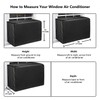 Aozzy Air Conditioner Covers for Window Units Ac Cover for