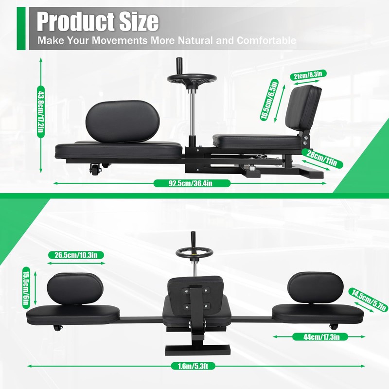 WPORDE Leg Stretcher for Flexibility, Split Stretching Equipment Heavy Duty