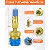 R1234YF Adapter, R1234YF to R134A Quick Coupler, 1234yf to 134a