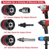 Keyless Drill Chuck for Milwaukee, 1/2-20UNF Mount 1.5-13mm Self-tighten Drill