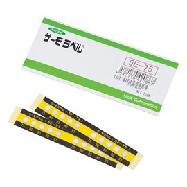 日油技研工業 Thermo Label 5 Piece Display Outdoor Checker 不可逆 75 Degrees 5e75 