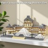Architecture Louvre Micro Building Blocks Set（3377pcs） World Famous Landmarks Architecture