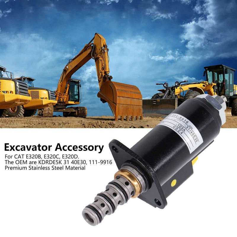 Hydraulic Pump Control Valve, Excavator Solenoid Valve for 320B E320C