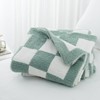Carriediosa Checkered Throw Blanket 50" X 60", 400GSM Ultra Soft