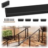 Zylorix 1Pack 6'6" Stainless Steel T304 Black Handrail for Cable