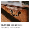 HOUSEHOOK Oil Rubbed Bronze Drop Bail Drawer Pulls 4 Pack,