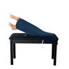 SINOSSO Soft Velvet 2-Person Piano Bench Cover, (27.5"- 36.5") L