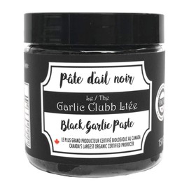 The Garlic Clubb Aged Black Garlic: Organic & Canadian Grown - Paste/Puree (150g)