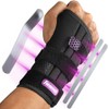 Fitomo Wrist Support with 3 Splints ＆ Soft Thumb Design