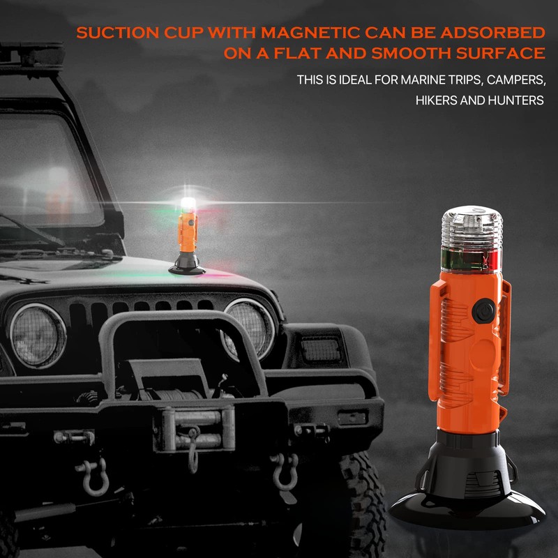 GOODSMANN Flashlight All Round Signal Light for Boat Kayak with