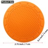Car Cup Holder Coaster, 4 Pack 2.75 Inch Diameter PVC