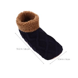 BESPORTBLE Non Slip Thermal Plush Socks Women Winter Boot Slippers Cozy Acrylic Warm House Socks with Gripper Bottom for Cold Weather Postpartum Comfort