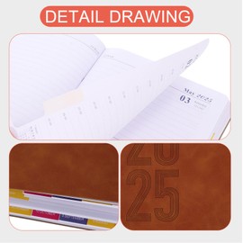 OHPHCALL 2025 Yearly Planner Notebook Daily Planner to-do List Schedule Notepad