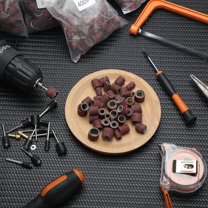 Drum Sander Set, 337 Pieces Sanding Drums kit with 1/8