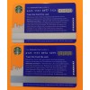 STARBUCKS CARDS 2015 " MIAMI SKYLINE " MINT~BEAUTIFUL 2 CARDS~GREAT