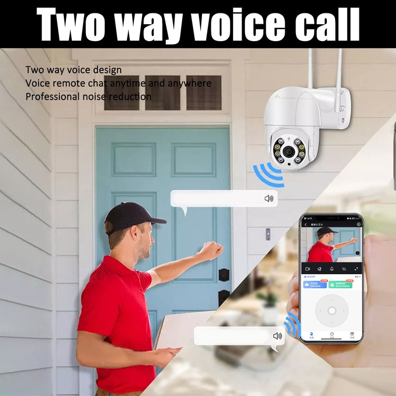 Outdoor Water Proof Camera Angle Adjustable HD 1080P 2 Way