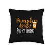 Pumpkin Spice Everything Throw Pillow