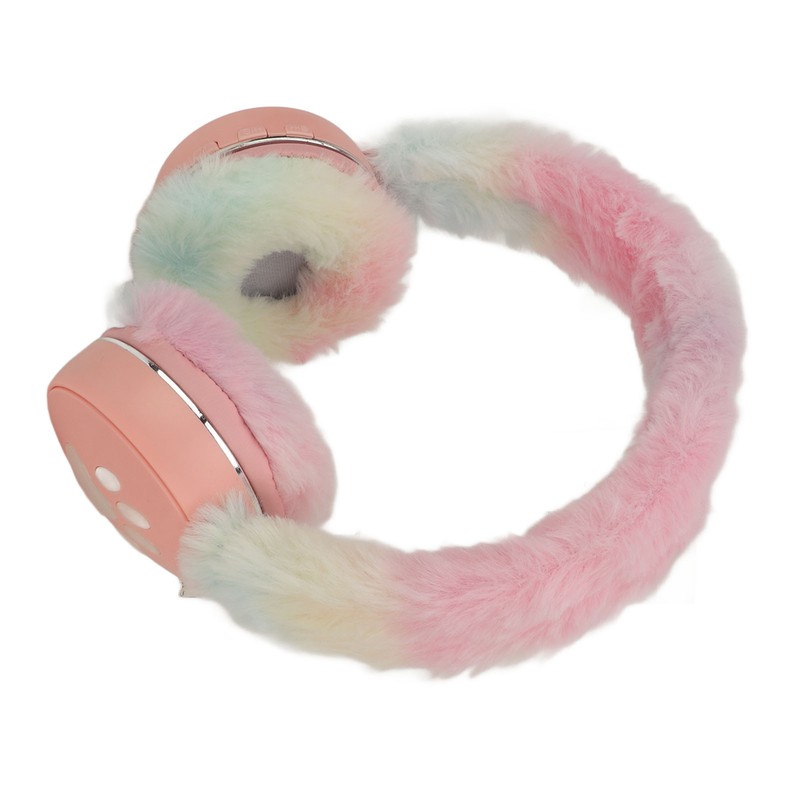Bluetooth Headset Multifunctional Foldable Cartoon Innovative Plush Warm Earmuff Deep