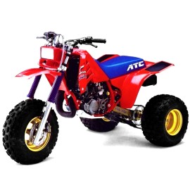 HONDA ATC250R ATC 250R BLUE OEM FORK BOOT COVER 1985-86, 51611-HA2-003