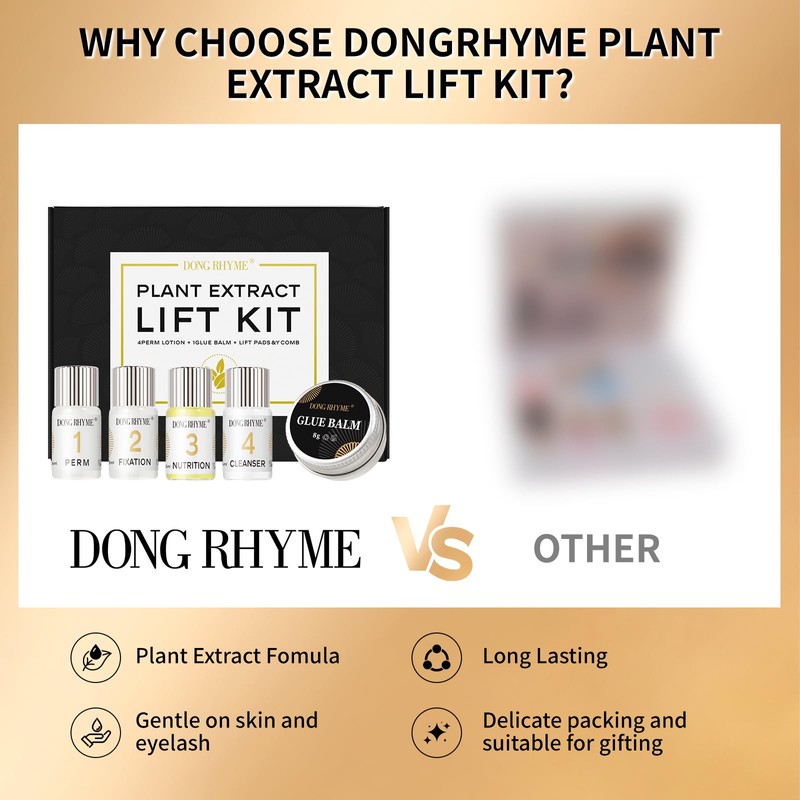 DONG RHYME Lash Lift Kit - Plant Extract Eyelash Perm