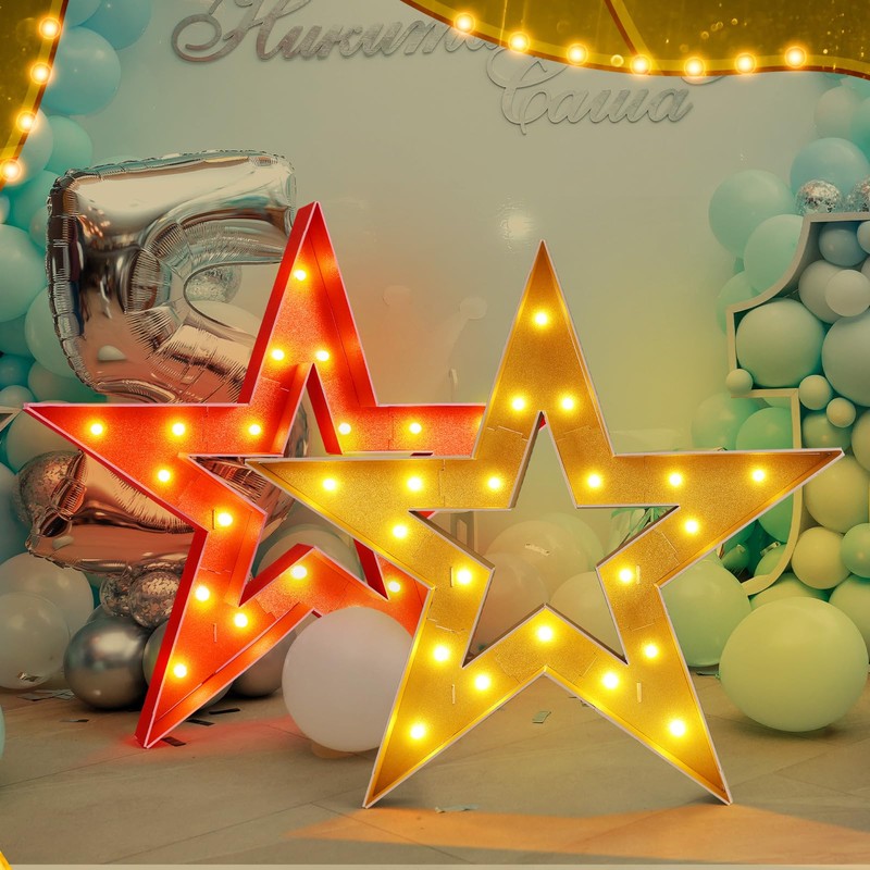 Aurelema Large Star Light Up Decoration 4ft Light up Star