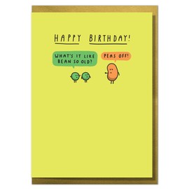 What's It Like Bean So Old? Funny Birthday Card