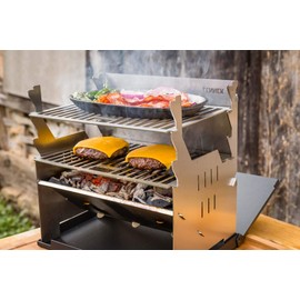 Grill Grate | Accessories for the Mobile and Stick Together FENNEK Charcoal Barbecue Grill made of Stainless Steel | Suitable for Camping, Trekking, Van Life, Garden and Outdoor Barbecue Fun