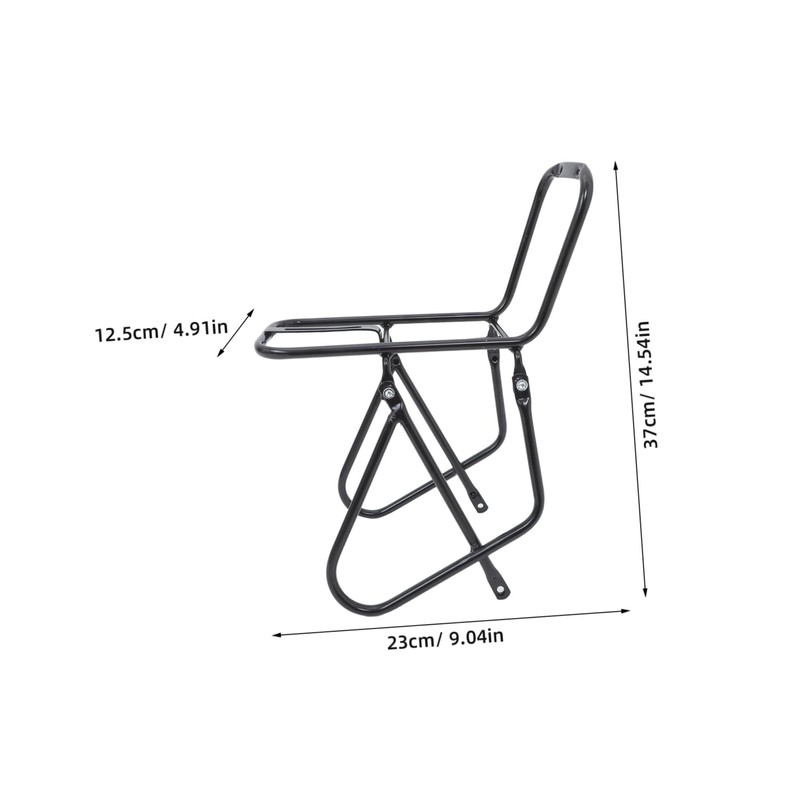 Abaodam Mountain Bike Front Rack Durable Metal Cargo Carrier for