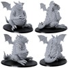 Forged Terrain Fat Sitting Dragon Miniature | 28mm-32mm Scale |