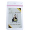 Sormasha Porta Gafete o Credencial, PVC Alta Transparencia Calibre S30