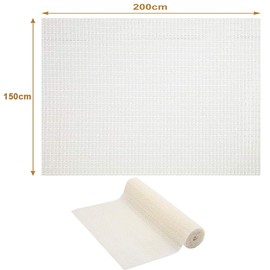 MAIYADUO 150x200 cm Rug Anti Slip Non Slip Rug Mat Liner Carpet Gripper Underlay for Hard Floors Rug Gripper For Wooden Floors