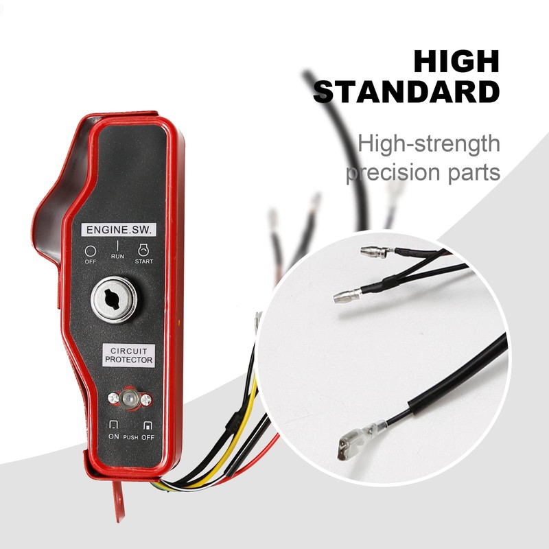 Saihisday GX390 Ignition Key Switch with Keys Replacement for Honda