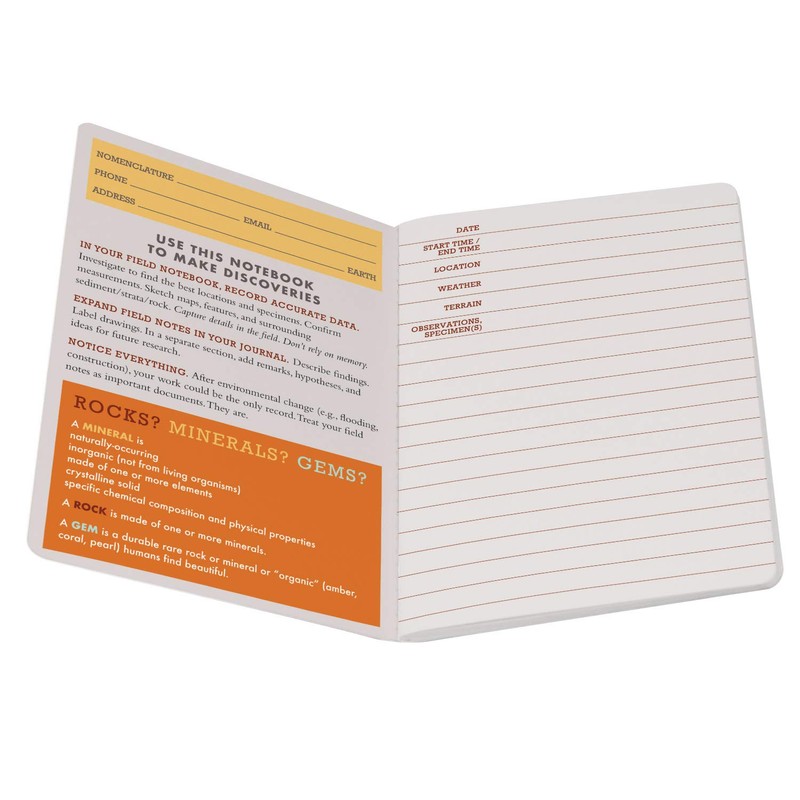 Geology Field Notebook - Passport Sized Mini Book