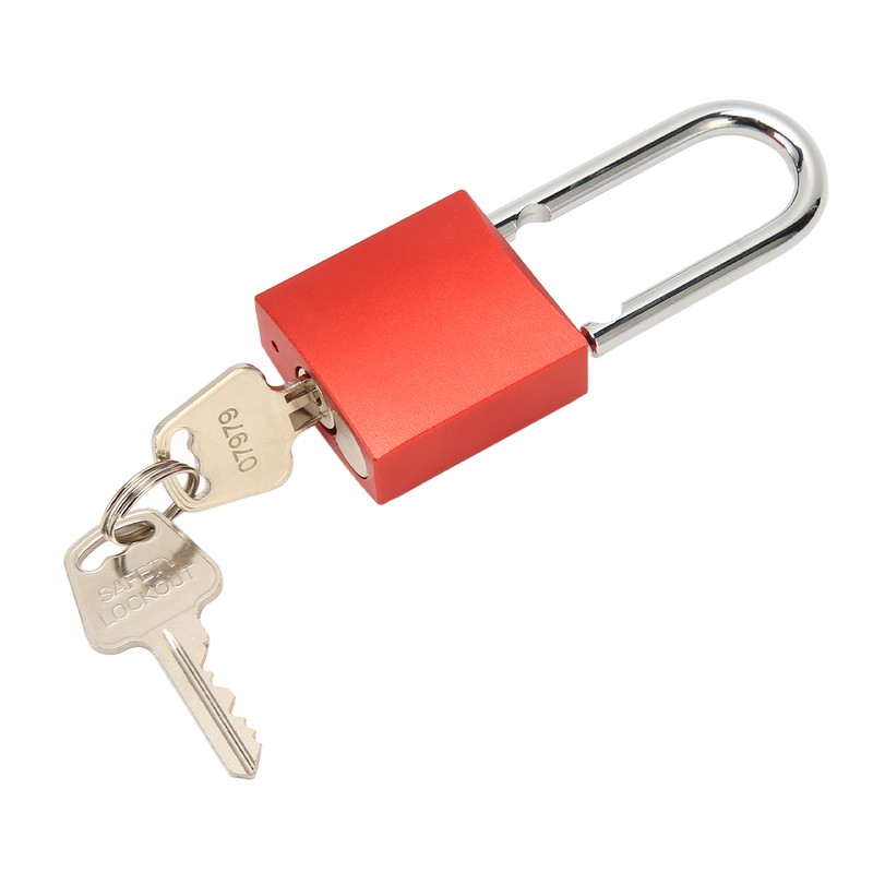 Safety Padlock Industrial Aluminum Steel Lock Beam Anodized Isolation Lockout