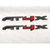Auto 2PCS Doors Matte Black AT4X OVERLAY Emblem 2023+ GMC