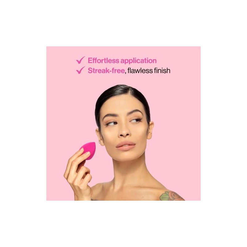 Esponja de Maquillaje para Base Líquida, Crema y Polvo, Aplicador