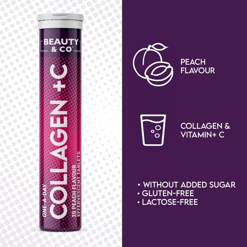 Beauty & Co Collagen Effervescent - Marine Collagen & Vitamin