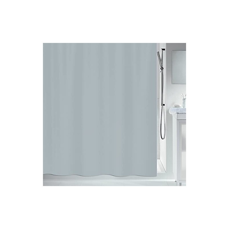 Spirella Primo Manhattan Textile Polyester Shower Curtain, 240 x 200