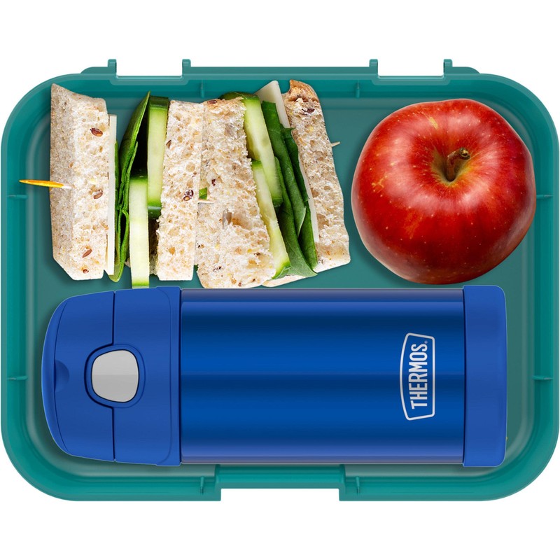 THERMOS Kids Freestyle Food Storage Lunch Kit, Blue