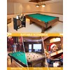 Pool Stick Holder Floor Stand- Billiards Pool Cue Rack Oak