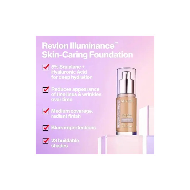 / Base De Maquillaje Líquida Revlon Illuminance