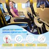Airplane Foot Hammock, No Collapse Foot Rest for Plane Travel