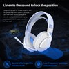 Wired Gaming Headset 2.4G Receiver Bluetooth 4 Modes Adjustable Headband