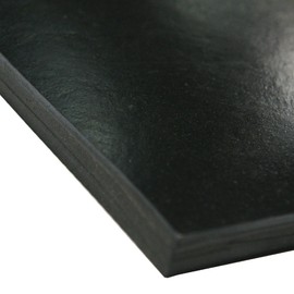 Small Parts 30-005-125-036-048 Neoprene Sheet, 50A Durometer, Smooth Finish, No Backing, Black, 0.125" Thickness, 36" Width, 48" Length