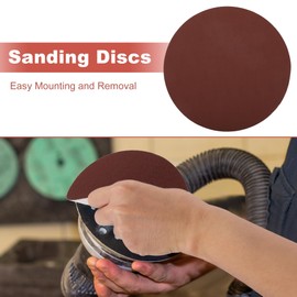 A ABSOPRO 12 Inch Sanding Discs Round Velcro Sandpaper 800 Grits - Pack of 10