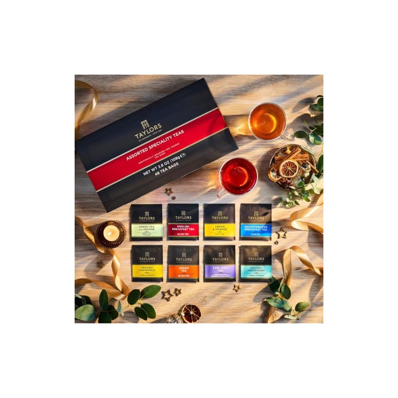 Taylors of Harrogate Classic Tea Variety Gift Box, 48 Count
