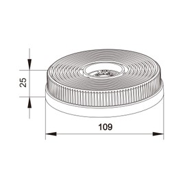 FIREGAS CC110 Carbon Filter, Activated Carbon Filter, Replacement Filter for FIREGAS Cooker Hood, Odour Filter for 60 cm Cooker Hoods, Pack of 2