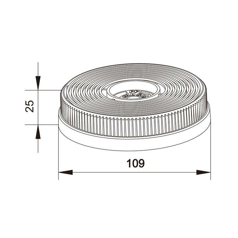 FIREGAS CC110 Carbon Filter, Activated Carbon Filter, Replacement Filter for