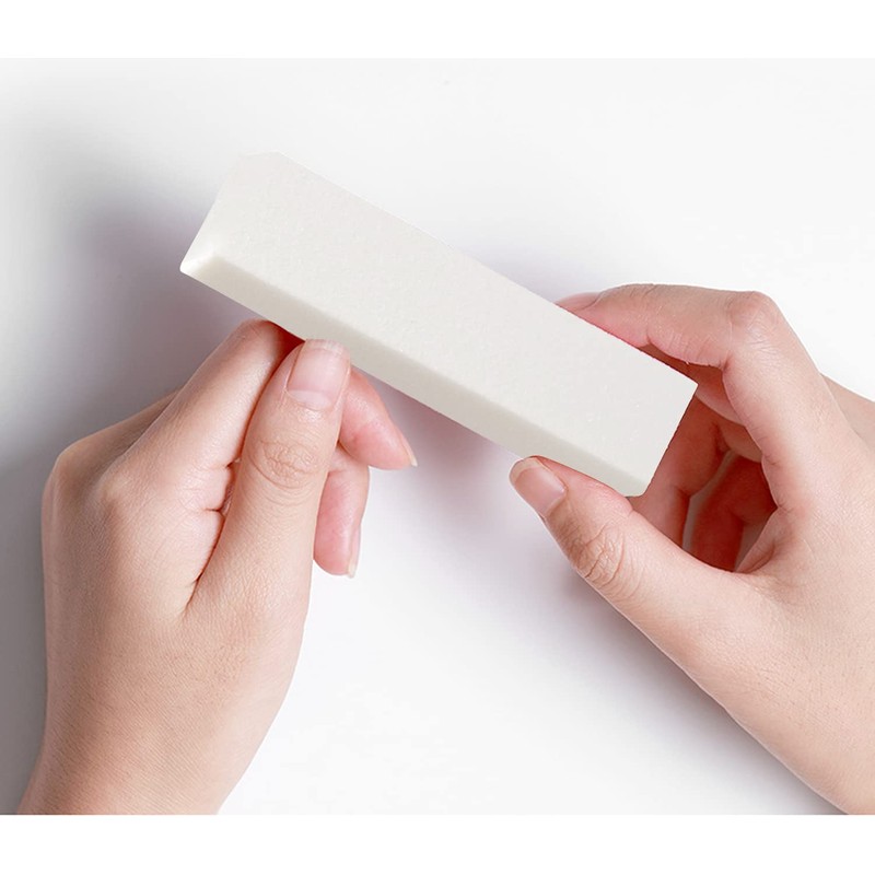 Honbay 10PCS White Nail Buffer Block for Acrylic and Natural